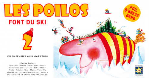 Les Poilos font du ski . POBB 2018